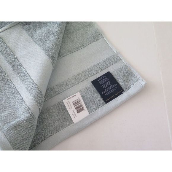 Ralph Lauren Wilton 16" x 32.5" Vintage Sky 100% Cotton Hand Towel - Picture 2 of 5